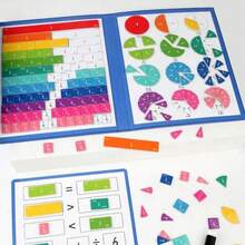 Magnetic Fraction Educational Puzzle, Magnetic Fraction Tiles And Fraction Circles, Elementary School Math Education, Math Classroom Resources, Math Education, Elementary, Math Puzzle, Educational Tool, Numeric Blocks, Classroom Math