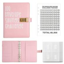 Pasta com 100 envelopes para desafio de economia de dinheiro, pasta com 100 envelopes para desafio de economia de dinheiro, livro de desafios de economia com cadeado, maneira fácil e divertida de economizar 5050 dólares, brindes e recompensas, volta às aulas, decoração de outono, decoração de outono, decorações de Natal, presentes de Natal, presentes de aniversário, presentes de feriado, presentes de formatura