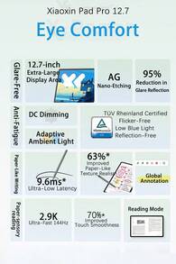 Lenovo Pad Pro Flagship Tablet, 12.7-Inch, 2.9K 144Hz High Refresh Rate Full Screen, 10200mAh Large Battery, Long Battery Life, HD, Smooth And High Performance, Xiaoqingxin - Xiaoqingxin - View 10