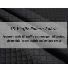 Men's Bomber Jacket Lightweight Casual Stylish Fashion Jacket Varsity Coat With Zipper - màu đen - Xem 7