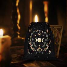 Enchanting Tree Of Life And Mystic Crystal Designs Tarots Tablecloth Flowers And Moon Phase Altar Cloth Board Game Fortune Vintage Astrology Oracle Card Pad Game Home Decor