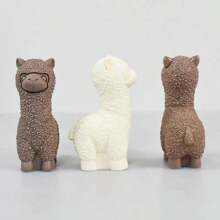 Cute Alpaca Candle Silicone Mold DIY Wax Plaster Fragrance Stone Home Decor Mold