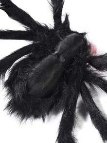 1pc Halloween / Christmas Plush Spider, Ghost Head Spider, Horror Spider, Foam Skull Head, Escape Room Prop