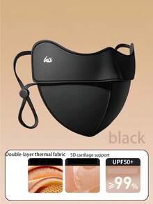 Comfortable & Fashionable Women's Face Mask - Windproof, Thick 3D Warm, With Ear Hooks, Nylon Material, Washable, Warm Protective Mask For Women, Highly Attractive, Autumn/Winter Windproof & Cold-Proof, Eye-Caring