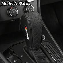 PU Leather Car Shift Handle Cover Gear Lever Decor Protective Cover For Audi For BMW For Mercedes Benz For VW For - one-size - View 13