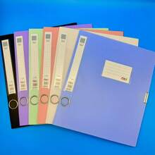 Bìa còng A4 Pastel Oxford - Cặp đựng hồ sơ 4 ngăn đựng đồ dùng học tập, văn phòng phẩm & sổ tay, đồ dùng thiết yếu cho ngày tựu trường, túi đựng tài liệu nhẹ đựng bút, bút dạ quang, nhãn dán - Nhiều màu - Xem 11