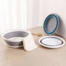 1 件可折叠水勺，便携式迷你可折叠水勺，适用于厨房、浴室、洗车、钓鱼、园艺和家庭清洁，轻巧易存放 | 厨房勺 | 沐浴水勺