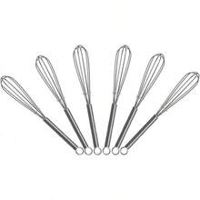 8 Inch Mini Wire Whisk 6 Pack - Stainless Steel - 6pk Of 5" - View 1