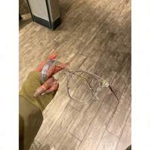 NewUnisex  Light Glasses, Square Reading/Computer Reading Glasses, Women's Fashion Glasses, Clear Lenses, Protective Clear Lenses, Reduce Eye Strain Caused By Computers, TV And Games - Clear - View 3