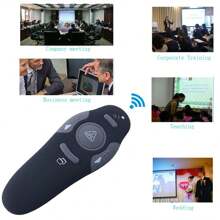 2.4GHz 无线 USB Powerpoint 演示 PPT 翻页笔 指针 点击器 演示器 带红灯遥控器 适合教师使用 - 黑色 - 查看 11