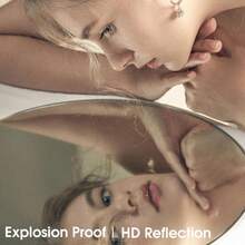 Arched Full Length Mirror 1858 Standing Mirror With Stand Or Wall Mounted For Bedroom And Living Room Black - 黑色 - 查看 5