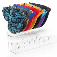 1 Pc Hat Stand For Baseball Caps 1 Pack No Install - Acrylic Hat Holder Display And Organizer For 14 Baseball Caps For Bedroom, Close_ Home & Kitchen