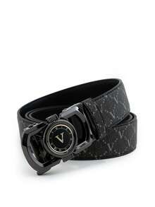 beaytar 1 件新款时尚男士皮带，经典男士自动扣腰带，休闲户外男士裤带，百搭街头风格男士腰带 - 彩色 - 查看 14