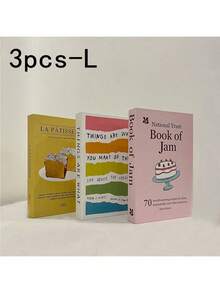 1 cái/3 cái Đồ trang trí sách giả tối giản, Đồ trang trí sách giả phong cách thành phố hiện đại, Sách giả phong cách Bắc Âu cho phòng khách, nhà ở, quán cà phê, trưng bày, đạo cụ chụp ảnh - Nhiều màu - Xem 7