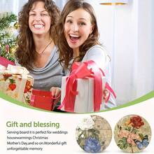 Set Of 4, Literary Vintage Floral & Butterfly Coasters - Round Wooden - Choose From 1 Set Or 46 Sets, Perfect For Home Decor, Restaurant And Housewarming Gifts, Suitable For Dining Table, Study, Office, Cafe, Bar, Birthday Gift For Family, Friends, Partner, Kitchen Decoration, Kitchen Accessories,Coaster Set,Coasters Drink Coasters,Coaster For Cup At Home - Multicolor - View 5