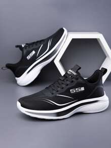 2025 透气网眼男士休闲鞋，新款时尚减震跑步鞋，适合所有季节情人节创意 - 彩色 - 查看 15