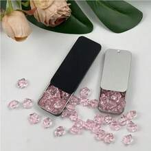 2/6Pcs Of 2.36X1.34X0.43 Inches, Sliding Top Tin Container, Tin Box Container, Small Item Storage Box With Lid, Such As Earrings, Jewelry Crafts, Etc