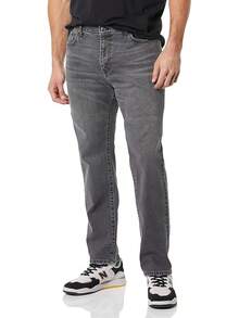 Men's Athletic Stretch Jeans - Colors - Washed Grey - View 12