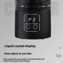 Electric Protein Shaker Bottle, Blender For Protein Powder, One-Touch Mixing, Leak-Proof & Portable, Powerful 10-Second Fast Dissolution No Clumping, LCD Level Adjustment + Detachable All-In-One Body, Fitness & Coffee 2-In-1, 700ml Large Capacity, USB Rechargeable (1300mAh) High-Capacity Lithium Battery, Essential For Outdoor Fitness