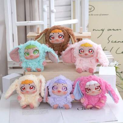 Figura decorativa de arroz pegajoso Nommi de color y estilo aleatorio, muñeca coleccionable, regalo, decoración colgante