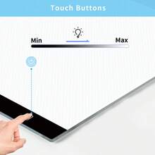 Elapoid 1 pièce Super grande planche lumineuse LED A2/A3/A4/A5 haute luminosité pour copier, planche lumineuse LED pour kit de peinture de diamant, planche lumineuse pour art de diamant, planche lumineuse à tracé alimentée par USB pour peinture, croquis, animation, avec 4 pinces, cadeau de Noël Halloween (noir, rouge, bleu, jaune disponible)