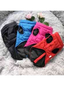 1 Stück wasserdichte Haustier Jacke, Winter warme Hundekleidung für kleine Hunde, Welpen, Katzen, Weste, Haustiermantel, Kostüm für kaltes Wetter, Weihnachtsgeschenk