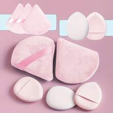 12pcs Makeup Sponge Set - Pink And White Mixed Shapes Soft Beauty Egg For Flawless Application, Essential Makeup Tool For Women,