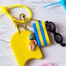 Summer Kids Swimming Boards, Swim Goggles, Keychains, Bag Charms, Bag Accessories - Multicolor - View 6