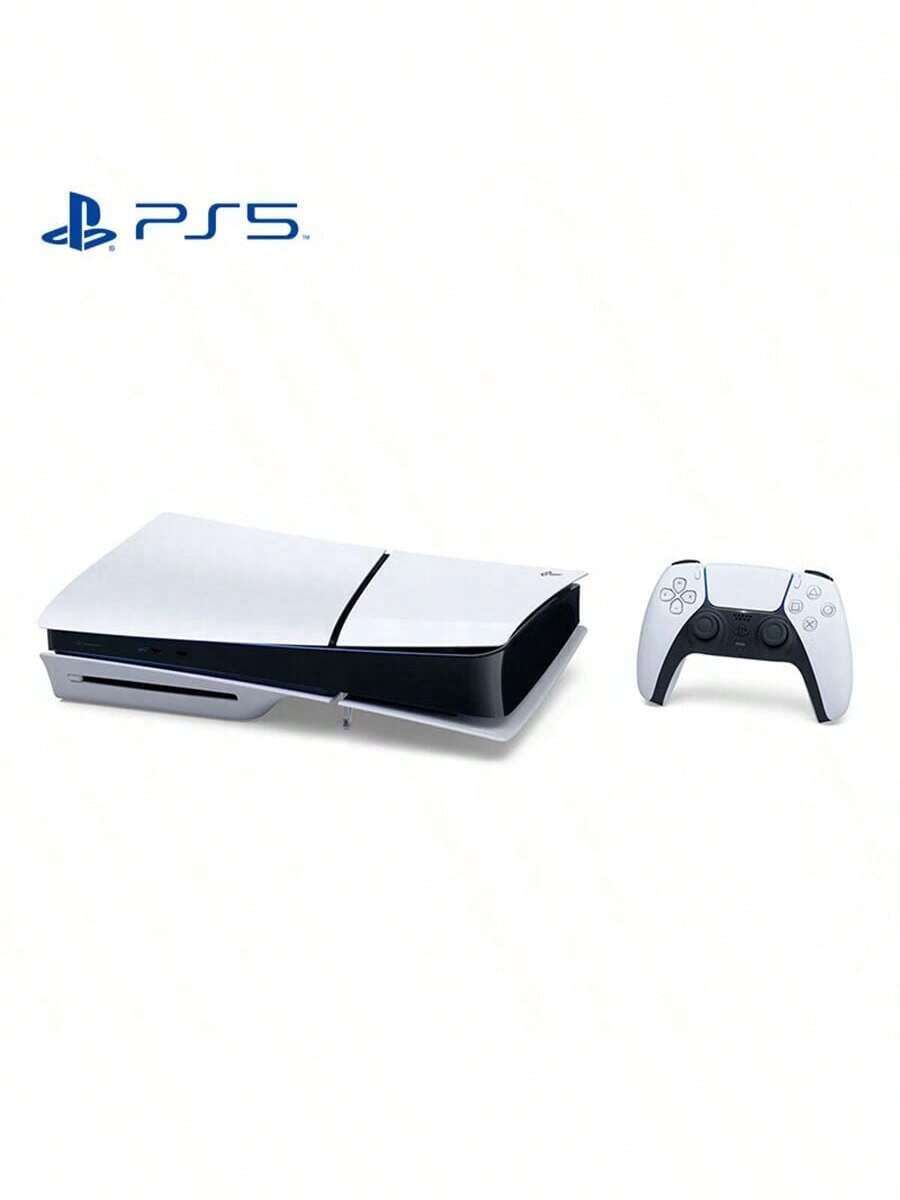 PlayStation Japanese PS5 Slim Optical Drive Version Easy Entertainment Family And Friends Gathering Parent-Child Entertainment Game Console White