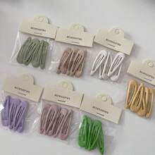 Hair Clip Hair Clips  Hair AccessoriesHair Clips Cream Star Hair Clips Barrettes Hairpin-5pcs-Light Green - 預設 - 查看 4