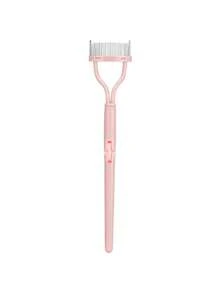 Half-Arc Steel Tooth Eyebrow Comb & Lash Brush 2-In-1 Tool - Eyebrow & Eyelash Shaping, Grooming & Styling Assistant - Multicolor - View 19