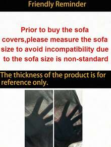 1pc Full Coverage Sofa Cover, Modern Style Made Of Polyester Fabric, Machine Washable, Suitable For All Seasons - Triangle Puzzle - View 5