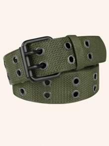 New Men Breathable Nylon Fabric Belt Outdoor Sport Belt Pin Buckle Trousers Jeans Belt