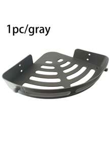 1/2pcs Bathroom & Kitchen Corner Shelf - Durable ABS Material Bathroom Storage Rack, Suitable For Sink, Kitchen, Toilet And Shower, Space Saving, Easy Installation, Sturdy, Bathroom Accessories Wall Mounted Lightweight Plastic Self-Adhesive Triangular Bathroom Corner Rack, Multifunctional, No Drilling, With Shower Caddy, Shampoo And Shower Gel Holder, Bathroom Organizer, Bathroom Cosmetics Storage Rack