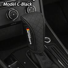 PU Leather Car Shift Handle Cover Gear Lever Decor Protective Cover For Audi For BMW For Mercedes Benz For VW For - one-size - View 29
