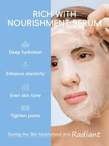 7Pcs Nourishing LAIKOU Milk Skincare Set, Brightening Travel Sleep Facial Mask Hand Cream Moisturizing Essence Mud Mask Anti-Wrinkle Serum Fade Lip Lines Lip Mask Lightening Dark Circles Eye Mask Self Care Makeup Skin Care Spa Gifts - Blue - View 9