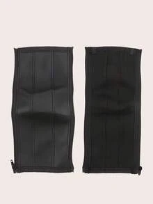 1 套黑色/棕色 PU 皮革婴儿车车把套，可拆卸防滑保护手柄，防流口水/防咬，可清洗且耐用，通用（包含 2 个 5.9 英寸 * 3.9 英寸套） - 彩色 - 查看 10