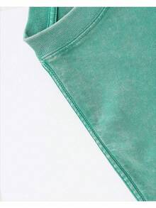 Jesus Above All Else Patterned T-Shirt-Unisex Christian Easter Shirt, Gray Cotton T-Shirt With Bold White Letters, Casual Round Neck, Perfect Gift For Men And Women, 230 Grams Of Medium Thickness. - màu xanh lá - Xem 5