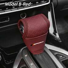 PU Leather Car Shift Handle Cover Gear Lever Decor Protective Cover For Audi For BMW For Mercedes Benz For VW For - one-size - View 28