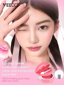 VEECCI All-Purpose Lip And Cheek Cream, Silky And Moisturizing, Brightens Skin Tone With A Creamy Texture And Blends Easily,2-In-1 Lip And Cheek Cream,A Must-Have For Quick Outings - L03 Korean Girl Aesthetic - View 4