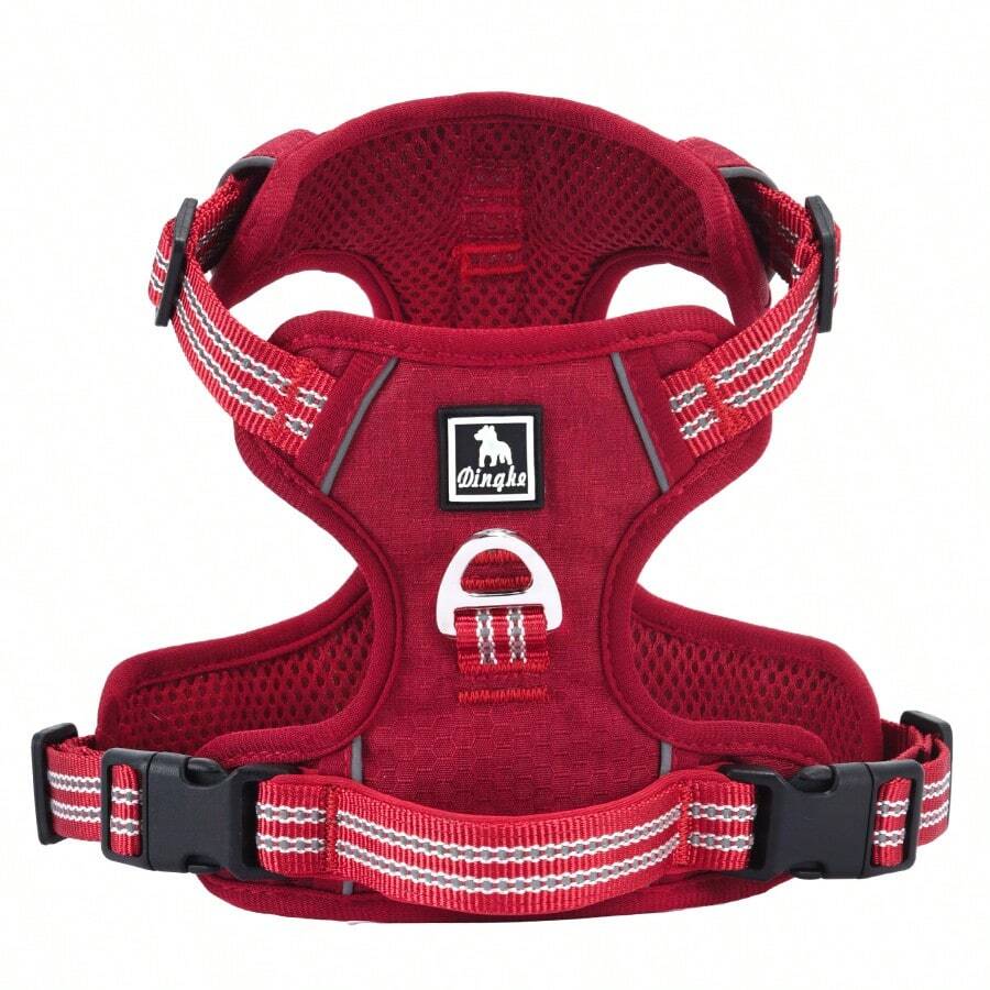 Adjustable Dog Harness, Non-Choke Reflective Pet Vest With Soft Padded Handle, Suitable For Medium & Small Dogs - Multicolor - View 1