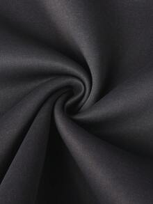 Sweat-shirt-shirt décontracté imprimé pour la Saint-Valentin, filles, doux et épais, manches longues, Top à capuche coloré pour l'automne/l'hiver, vêtements pour étudiants et jeunes enfants - met en valeur le style unique de chaque enfant ! Sweat-shirt-shirts, vêtements pour préadolescentes, vêtements pour enfants, vêtements de Saint-Valentin pour filles - Noir - Voir 6