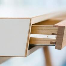 Rieles para cajones, - Rieles de cajón de plástico, rieles guía ranurados montados lateralmente para cajones de gabinete, mesas de noche, armarios y cómodas (2 piezas)