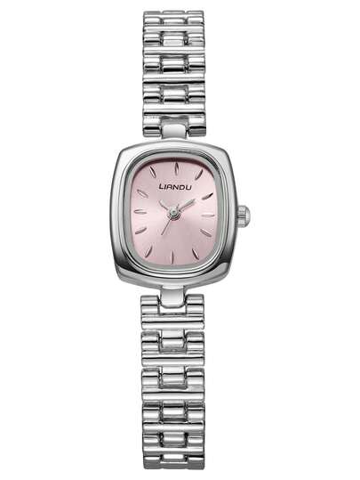 LI Piece Square Dial Watch, Vintage, Elegante Studded Numerals Inlay ation, Stainless Steel Detachable Strap Perfect Everyday Wear, Birthday s, Parties, Holiday Gatherings, As The Ideal Yourself Or Friends view 5