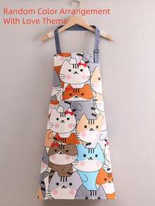 1 chiếc tạp dề vải lanh denim in hình mèo con dễ thương, có túi hình mèo và dây đeo cổ điều chỉnh được - Thiết kế mặt mèo con đáng yêu, thích hợp cho nấu ăn, làm bánh, vẽ tranh, dọn dẹp - Bền và thoải mái cho người yêu mèo. - Nhiều màu - Xem 14