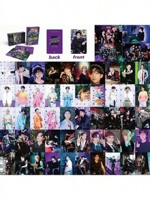 124pcs/92pcs/55pcs JIMIN V J-HOPE RM JIN Lomo Cards, Double-Sided High Definition Photo Cards, Merchandise Cards, Collectible Cards, Valentine's Day Gift, Small Gift, Popular Group Fansite Cards - Multicolor - View 28