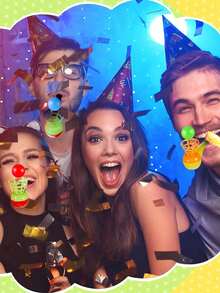 20-Pieces Set Floating Blowing Ball Toy, Classic Nostalgic Party Toy, Magic Hanging Ball - Multicolor - View 2