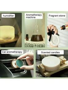 10ml wasserlösliches Aromatherapie Ätherisches Öl, Raumduft für Zuhause/Schlafzimmer/Auto, wasserlöslich für Luftbefeuchter, Diffuser, Duftsteine, enthält Jasmin, Rose, Sandelholz, Lavendel, Zitrone und über 10 Düfte