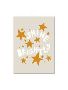 1 pieza Pintura en lienzo de arte de pared minimalista de dibujos animados de ratón, guepardo, conejo, oso o unicornio, pósteres y estampados nórdicos, decoración de pared para habitación de bebé y niños