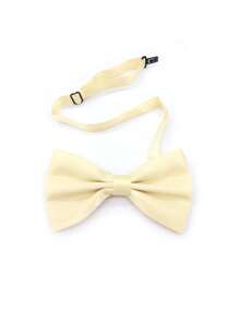 1件绿色和酒红色条纹男士领结，适合休闲、商务、派对、街头和日常穿着。 - 彩色 - 查看 9